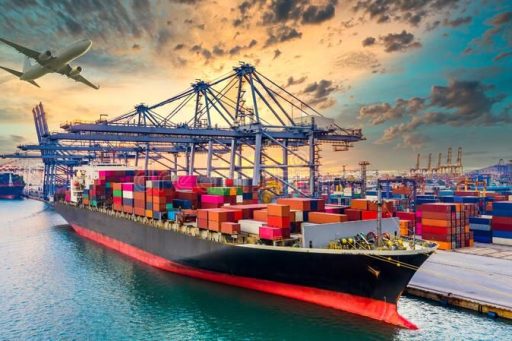 Container Cargo Ship, Global Business Import Export Commerce Trade Logistic And Transportation Worldwide By Container Cargo Ship Stock Image - Image of import, hong_ 176863923